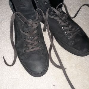 All Saints leather high tops. Size 8